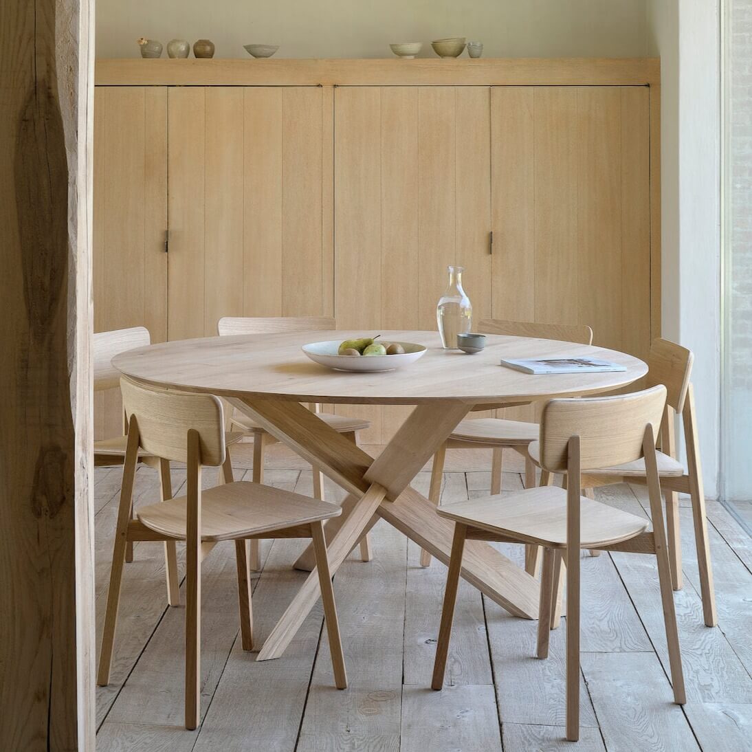 chaise design Studio Kaschkasch, salle a manger, bois massif
