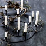 Candle stand, Ring, Black