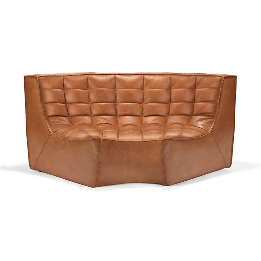 Divan N701 en cuir - Old Saddle - boutique décoration Montreal
