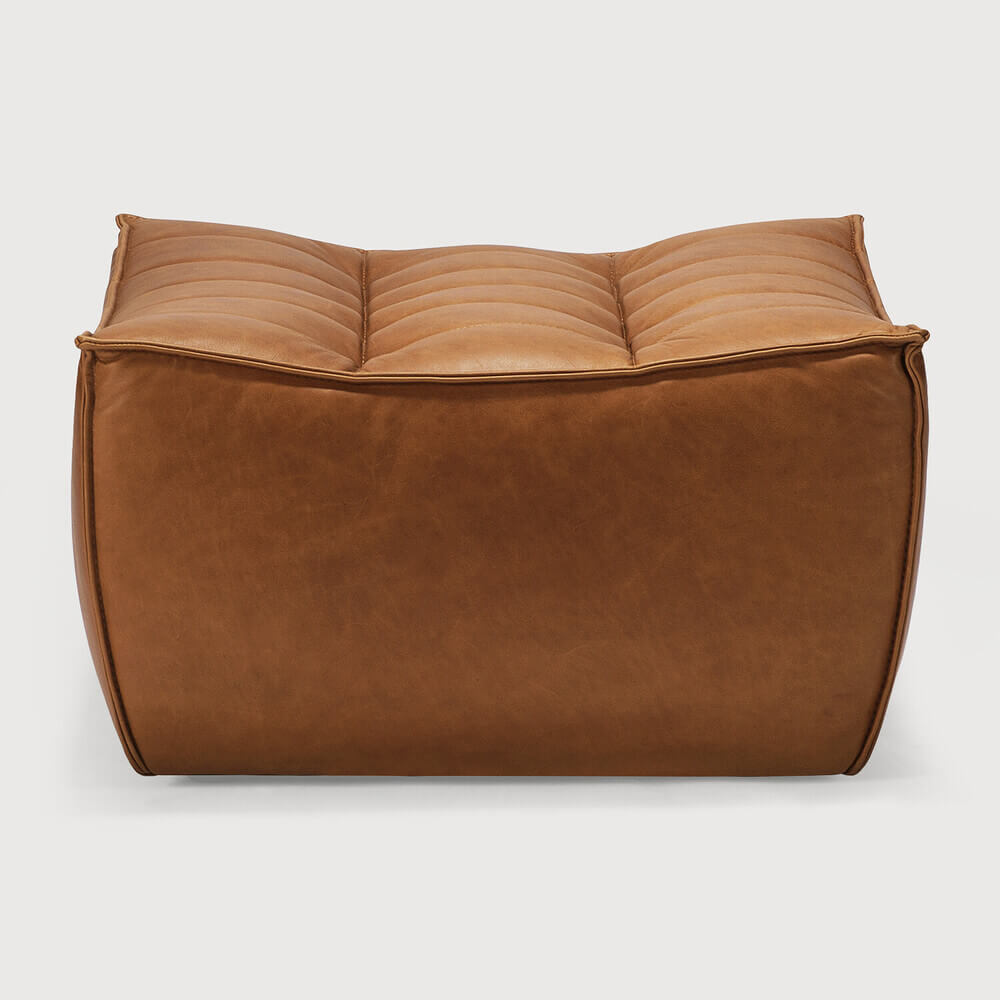 Divan N701 en cuir - Old Saddle - boutique décoration Montreal