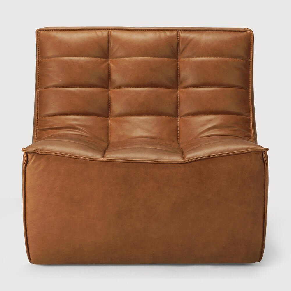 Divan N701 en cuir - Old Saddle - boutique décoration Montreal