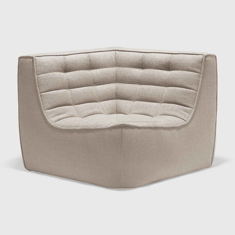 Divan N701 en tissu beige - Old Saddle - boutique décoration Montreal