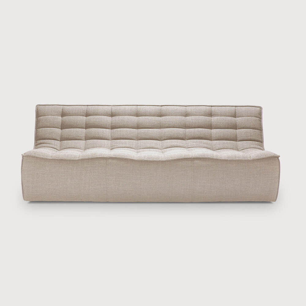 Divan N701 en tissu beige - Old Saddle - boutique décoration Montreal