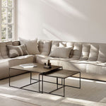 Divan N701 en tissu beige - Old Saddle - boutique décoration Montreal