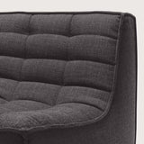 Divan N701 en tissu gris - Old Saddle - boutique décoration Montreal