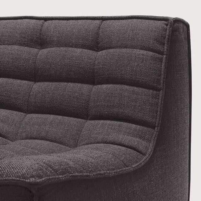 Divan N701 en tissu gris - Old Saddle - boutique décoration Montreal