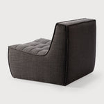 Divan N701 en tissu gris - Old Saddle - boutique décoration Montreal
