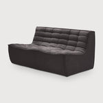 Divan N701 en tissu gris - Old Saddle - boutique décoration Montreal