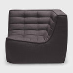 Divan N701 en tissu gris - Old Saddle - boutique décoration Montreal
