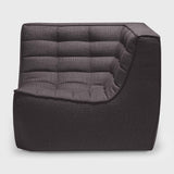 Divan N701 en tissu gris - Old Saddle - boutique décoration Montreal