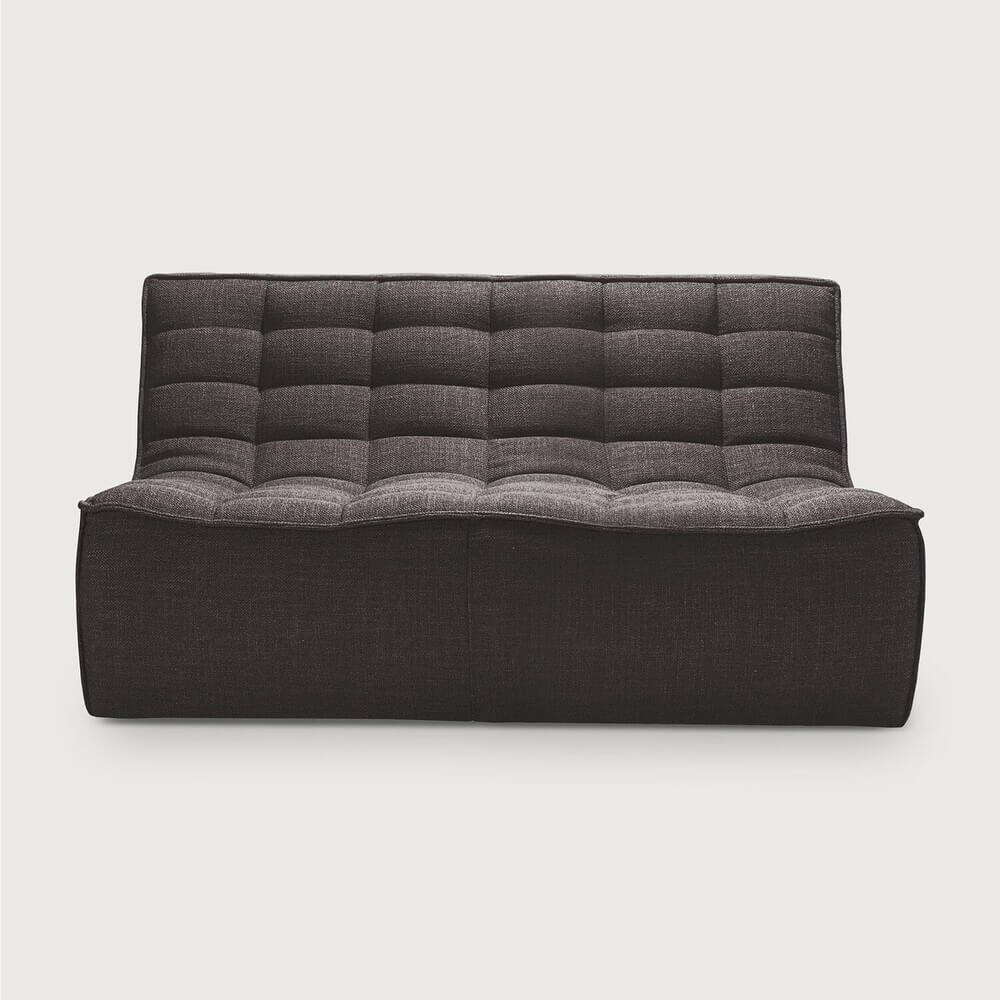 Divan N701 en tissu gris - Old Saddle - boutique décoration Montreal