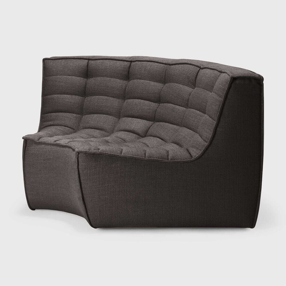 Divan N701 en tissu gris - Old Saddle - boutique décoration Montreal