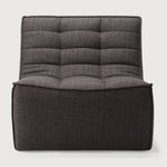 Divan N701 en tissu gris - Old Saddle - boutique décoration Montreal