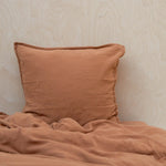 Housse de couette - Gaze de coton - Terracotta - Bedding - boutique décoration Montreal