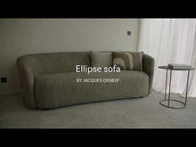 Charger et lire la vidéo dans la visionneuse de la Galerie, ellipse sofa, canapé 3 places, designer Jacques Deneef
