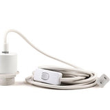 Electric cable for light fixtures - White