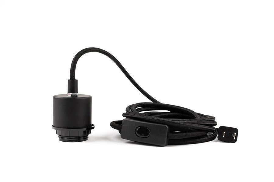 Cable électrique pour suspension, plafonnier noir, couleur Noir – Cœur  d'Artichaut