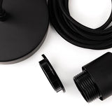 Electric cable for light fixtures - Black