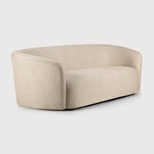 Charger l&#39;image dans la galerie, sofa en tissu beige, 3 places, designer Jacques Deneef
