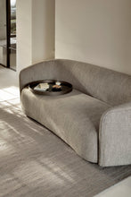 Load image into Gallery viewer, sofa gris en tissu, 3 places, Ellipse, designer Jacques Deneef
