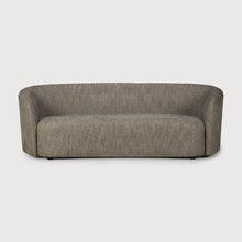Charger l&#39;image dans la galerie, canapé 3 places en tissu, sofa ellipse, designer Jacques Deneef
