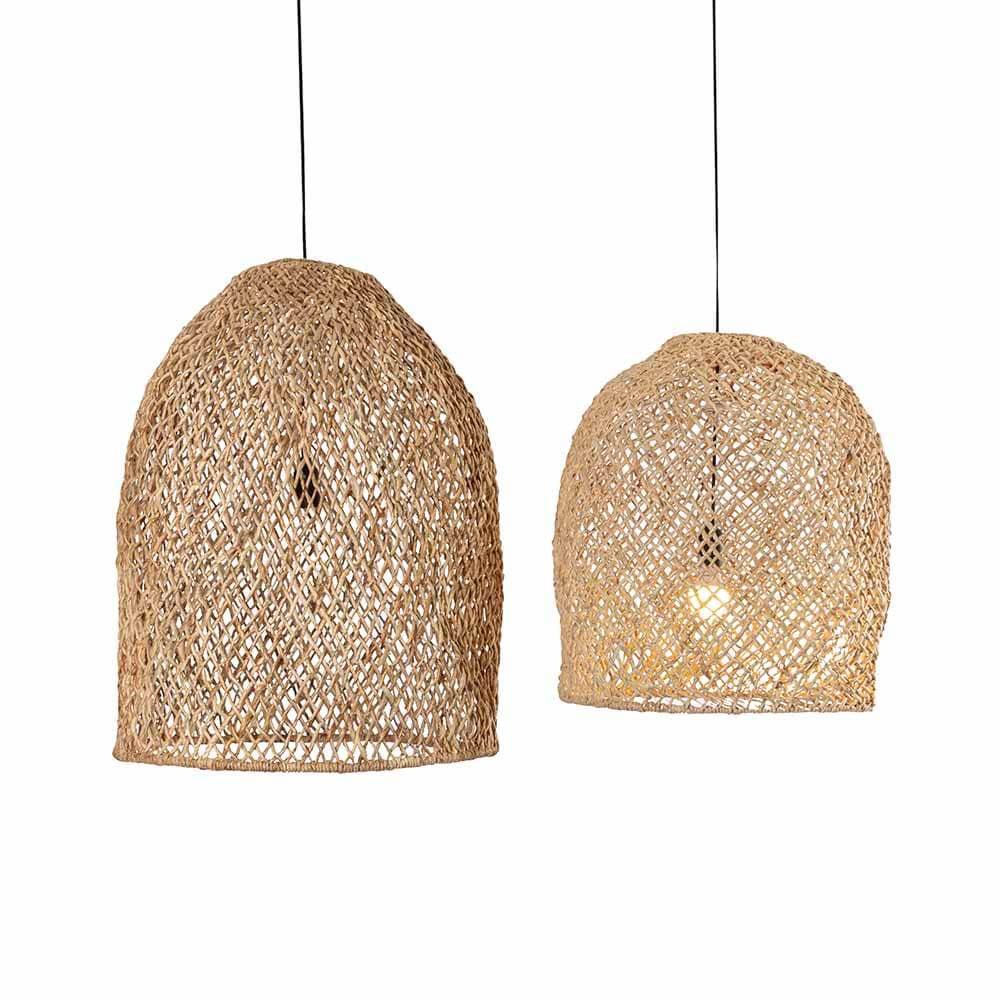 Suspension Abaca Organique Naturel - General - boutique décoration Montreal