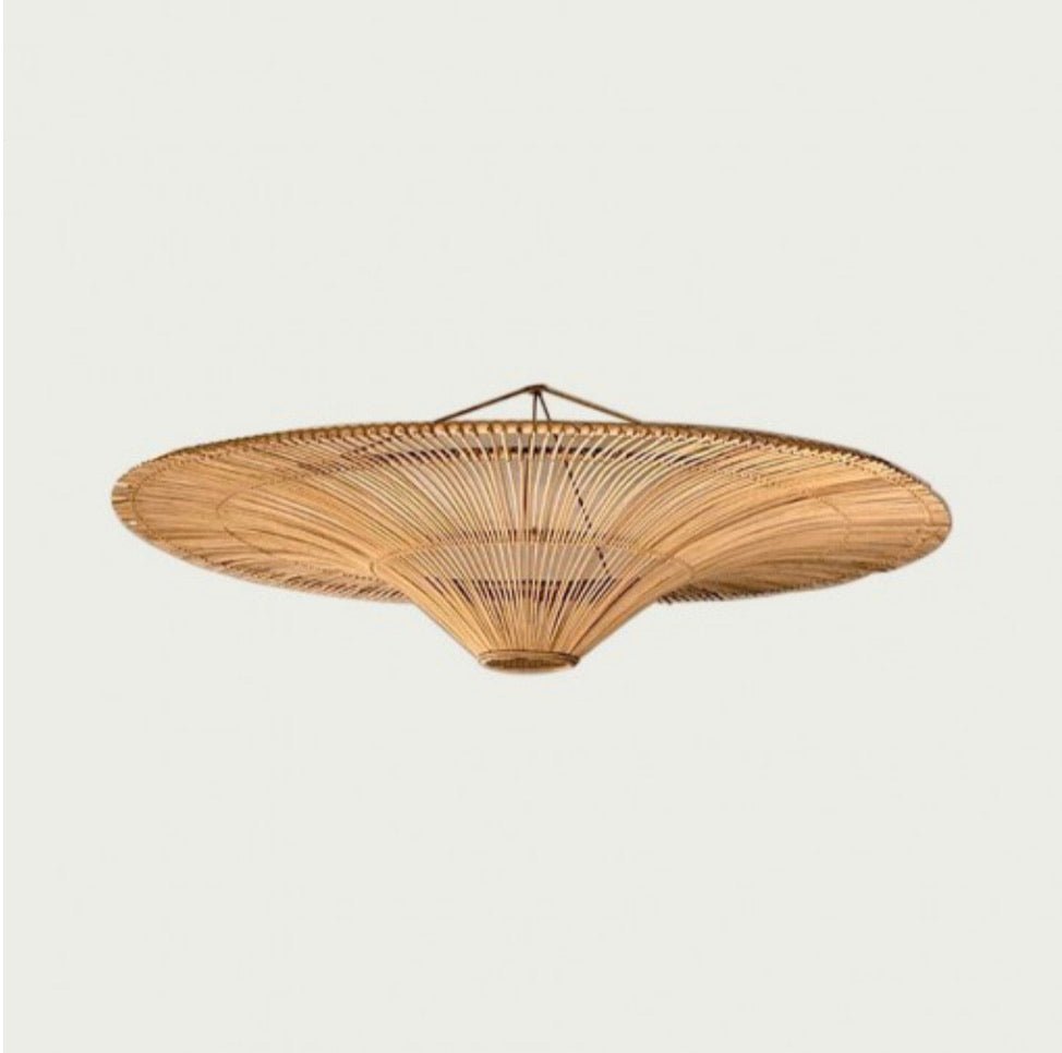 Suspension en rotin Peonza - boutique décoration Montreal