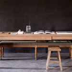 Table à rallonge en chêne - Slice - boutique décoration Montreal