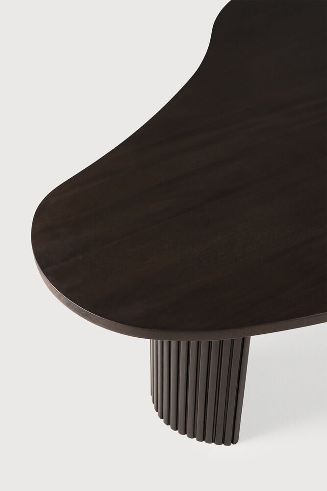 Table basse Boomerang en acajou - Demo - boutique décoration Montreal