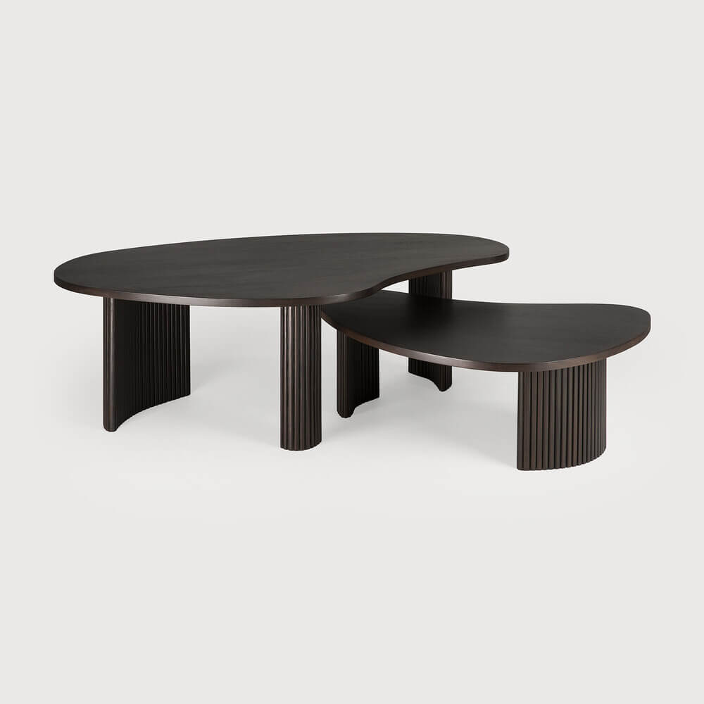 Table basse Boomerang en acajou - Demo - boutique décoration Montreal