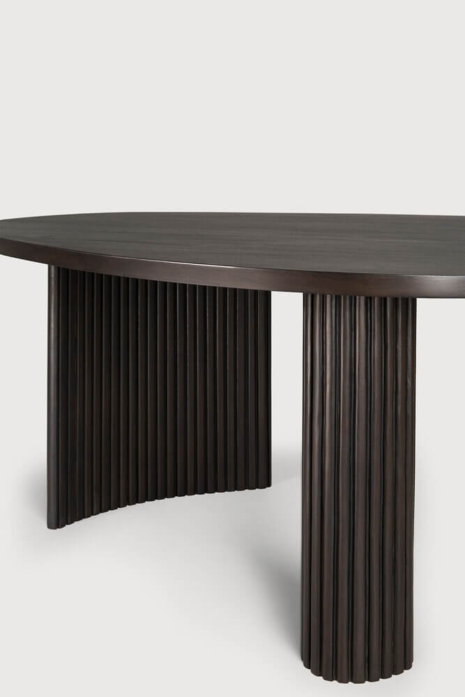 Table basse Boomerang en acajou - Demo - boutique décoration Montreal