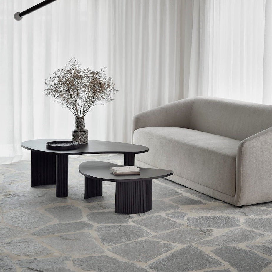 Table basse Boomerang en acajou - Demo - boutique décoration Montreal