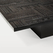 Charger l&#39;image dans la galerie, table basse noir, teck et chene, table tabwa de Ethnicraft
