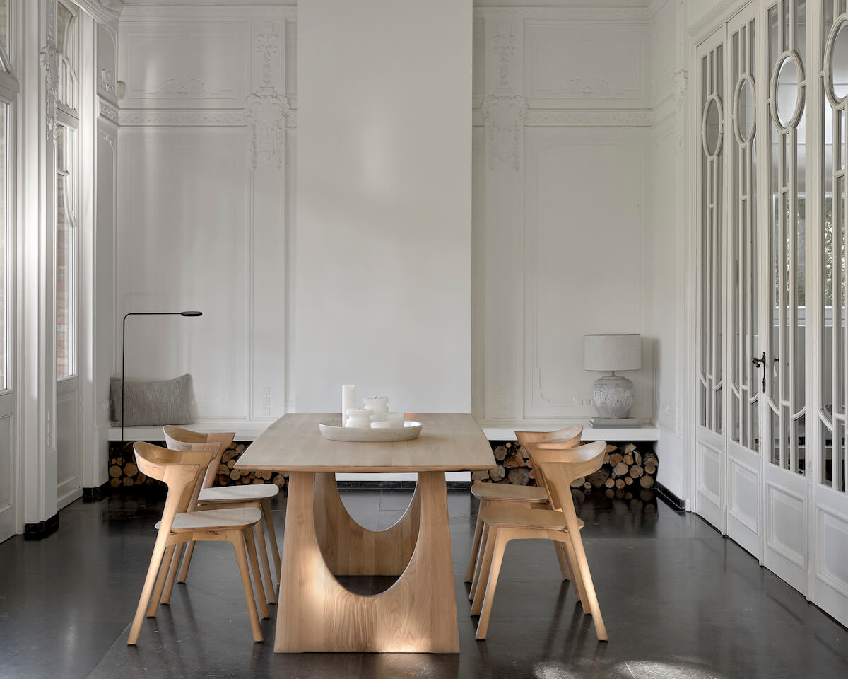 Table Geometric en chêne - DEMO - boutique décoration Montreal