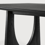 Table Geometric en chêne - noir - boutique décoration Montreal
