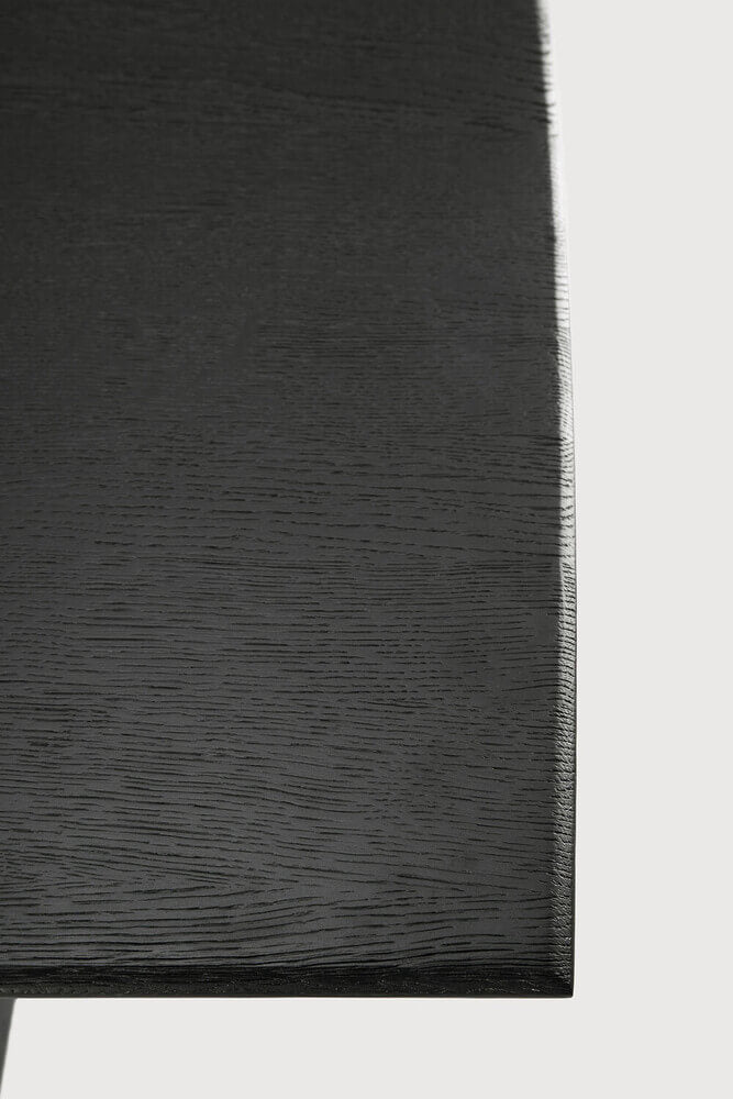 Table Geometric en chêne - noir - boutique décoration Montreal