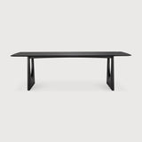Table Geometric en chêne - noir - boutique décoration Montreal