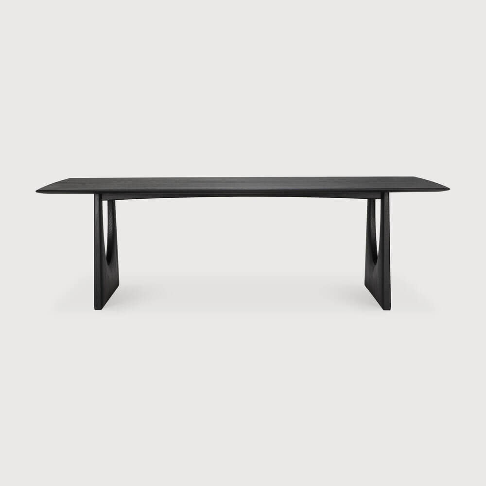 Table Geometric en chêne - noir - boutique décoration Montreal