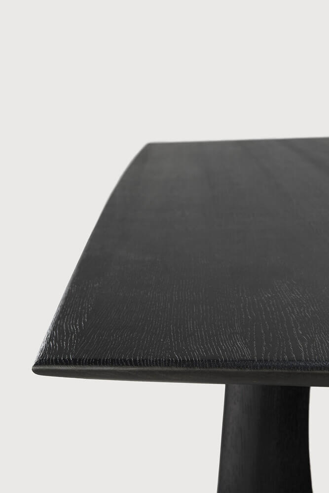 Table Geometric en chêne - noir - boutique décoration Montreal