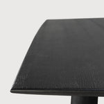 Table Geometric en chêne - noir - boutique décoration Montreal