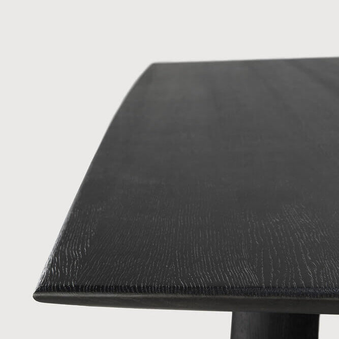 Table Geometric en chêne - noir - boutique décoration Montreal