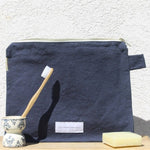 Trousse de toilette en toile de coton - General - boutique décoration Montreal